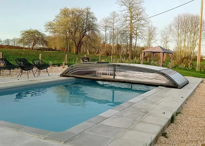 Feriehus Bleu - 3 Star Small With Hot Tub And Heated Pool *